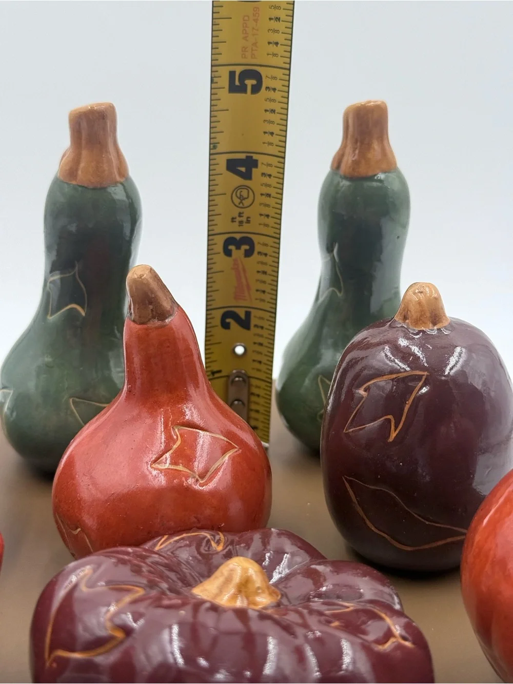 Pier 1 Set Of 8 Pumpkins Gourds Fall Harvest Halloween Decor NIB